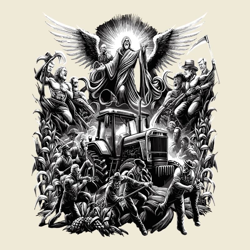 Celestial Peasant Protest Tractor Demo