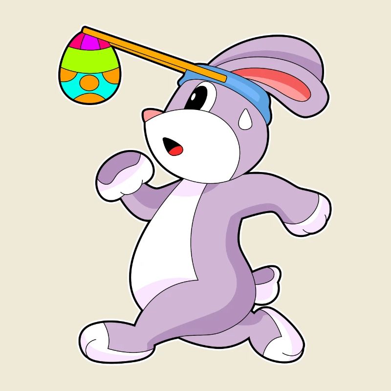Bunny Easter Jogging