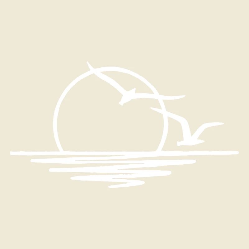 Soleil couchant (blanc)