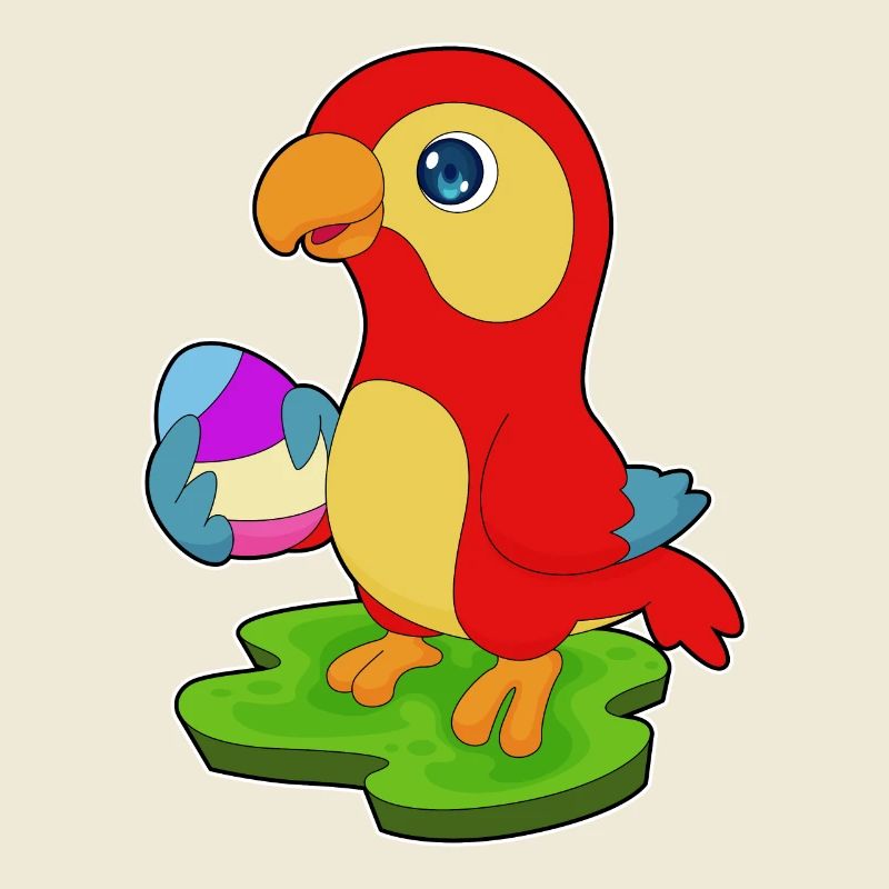 Parrot Easter Easter Egg