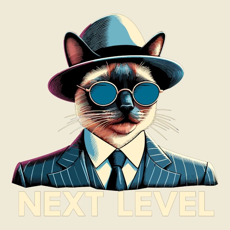 Siamese Cat Siamese Cat Next Level Suit Gift