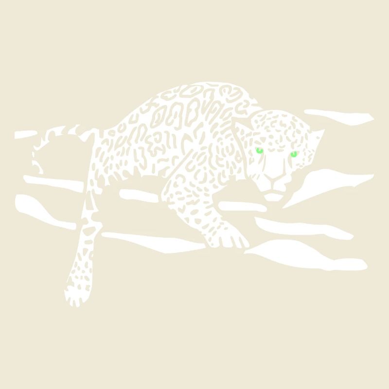 Leopard Sprung Silhouette
