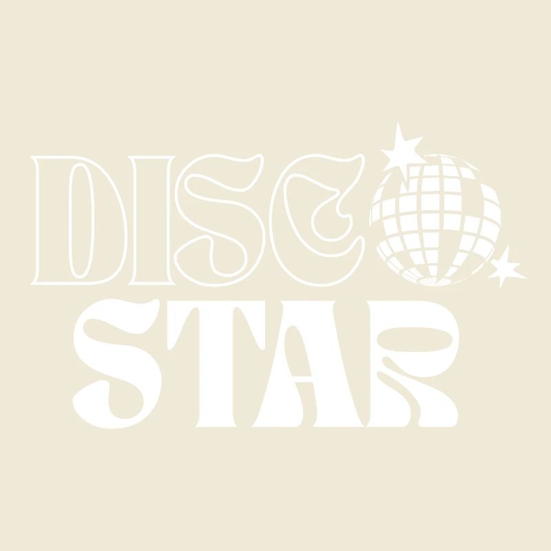 Retro Disco Stars Pattern