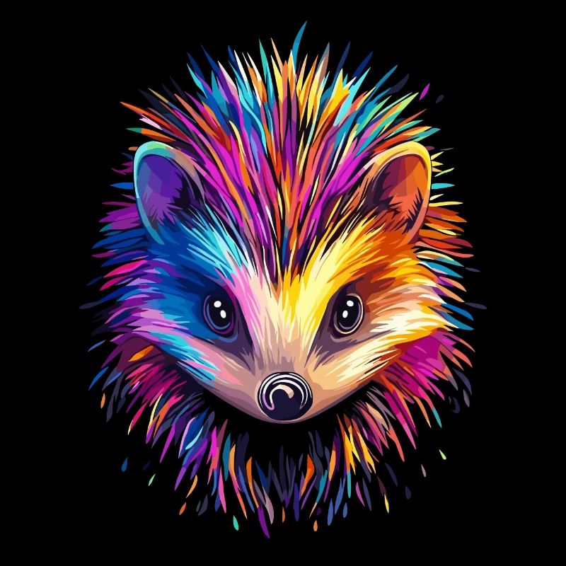 Hérisson Hérisson à ventre blanc Hérisson épineux Amour Hérisson mignon