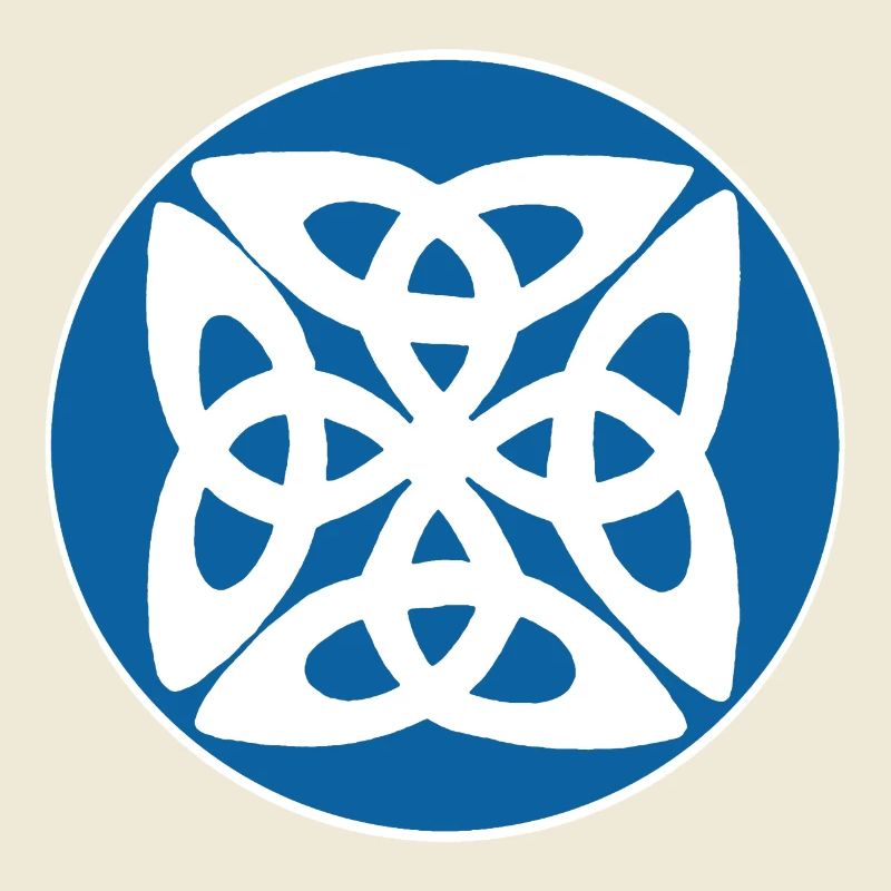 Symbole celte bleu