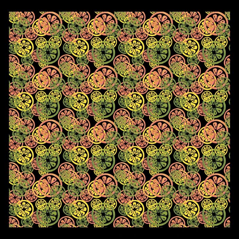 Fruit Lemon Orange Pattern