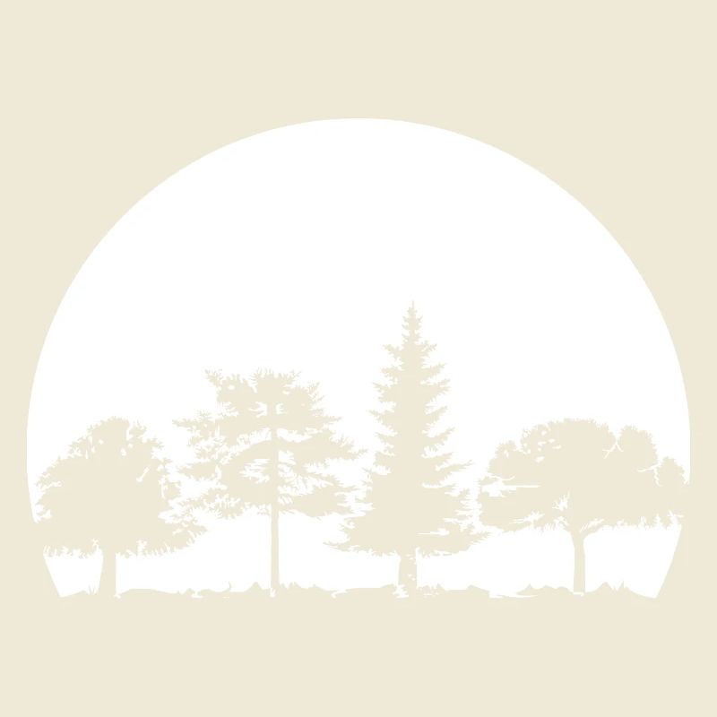 Forest, Moon, Mixed Forest, Nature, Oak, Beech, Birch, Spruce