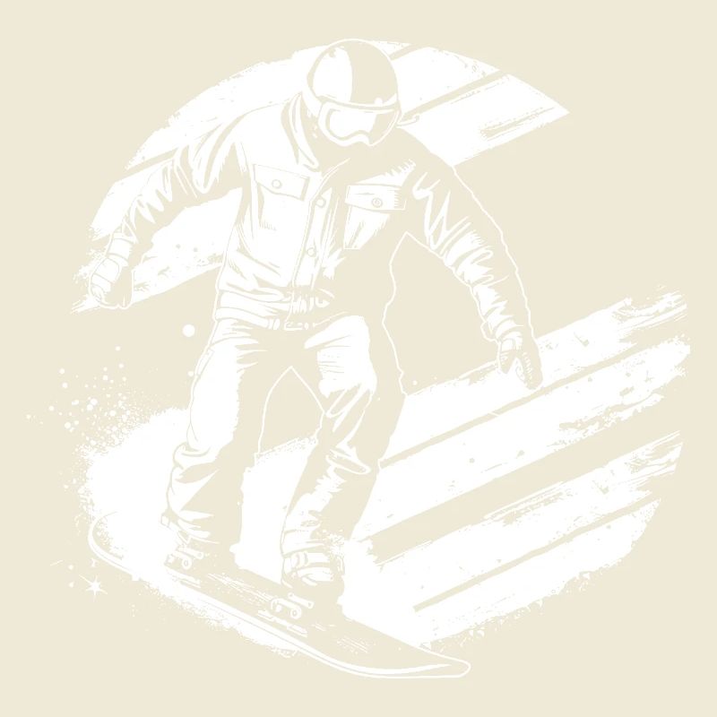 Dessin de snowboarder
