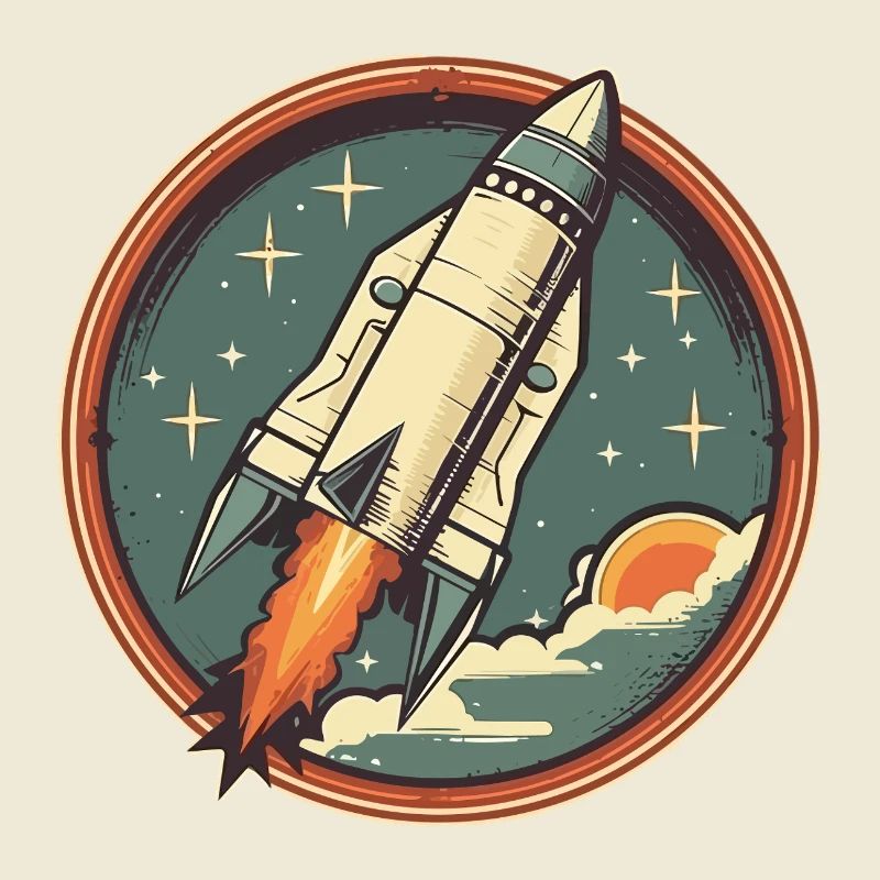 Retro Rocket - Space Rocket