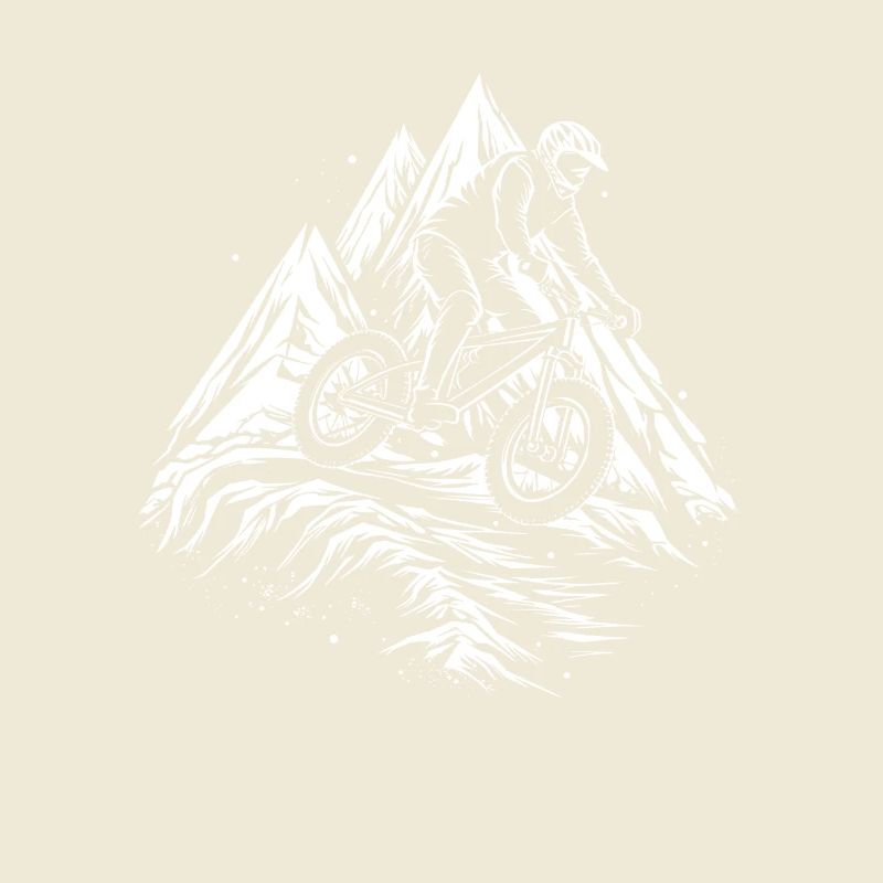 Mountain Biking Drawing