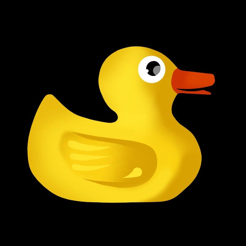Cute rubber duck