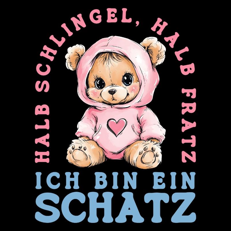 Cute Bear Half Rascal Half Grimace Sweetheart