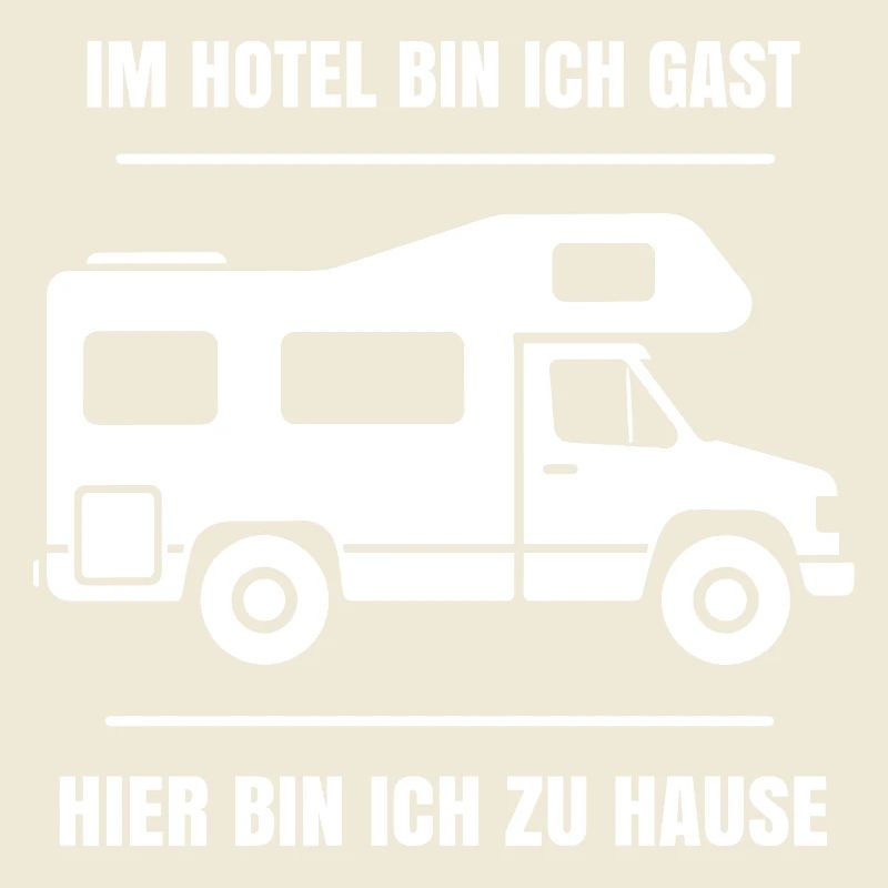Cooler Dauercamper Spruch Wohnmobil Zuhause