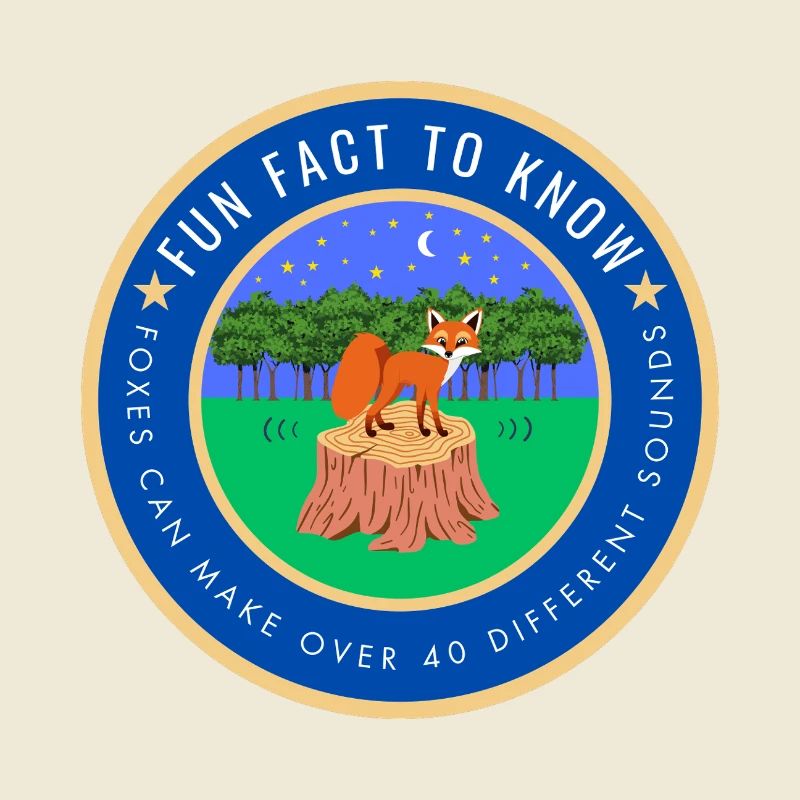 Foxes can make over 40 different sounds