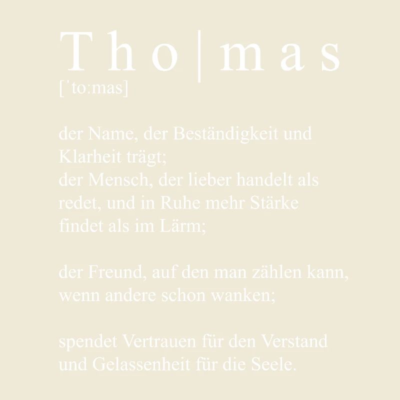Thomas Definition Typography