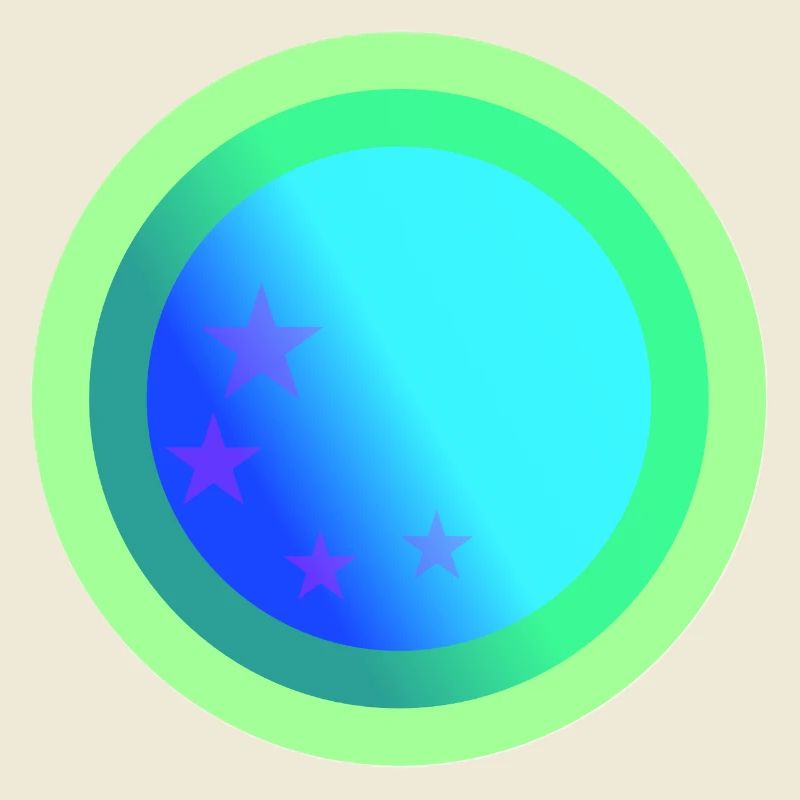 Conception de constellations bleues célestes