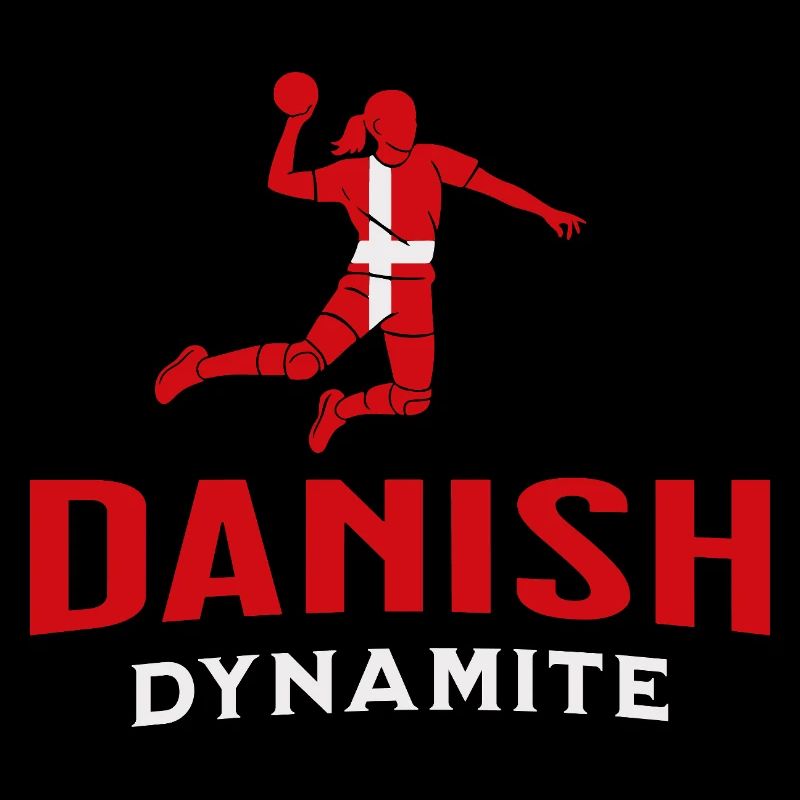 Felpa con cappuccio Pullover per la Coppa del Mondo di pallamano 2025 della Danimarca