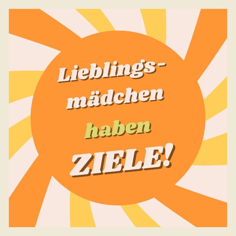 Fille préférée - Cibles dans l’illustration du soleil