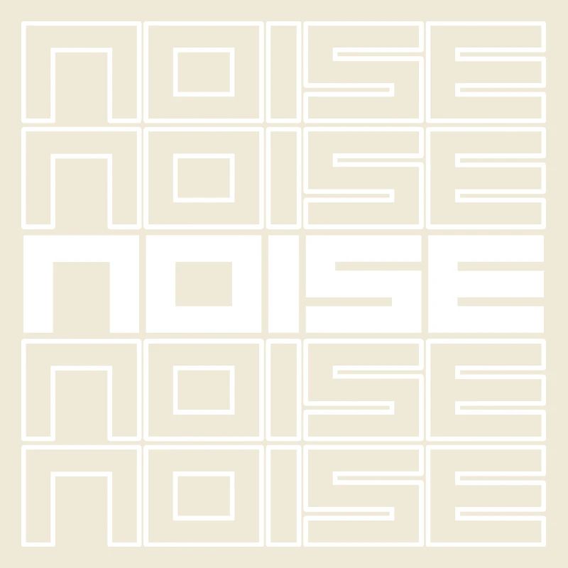 Noise Geometric Typography Bold Pattern