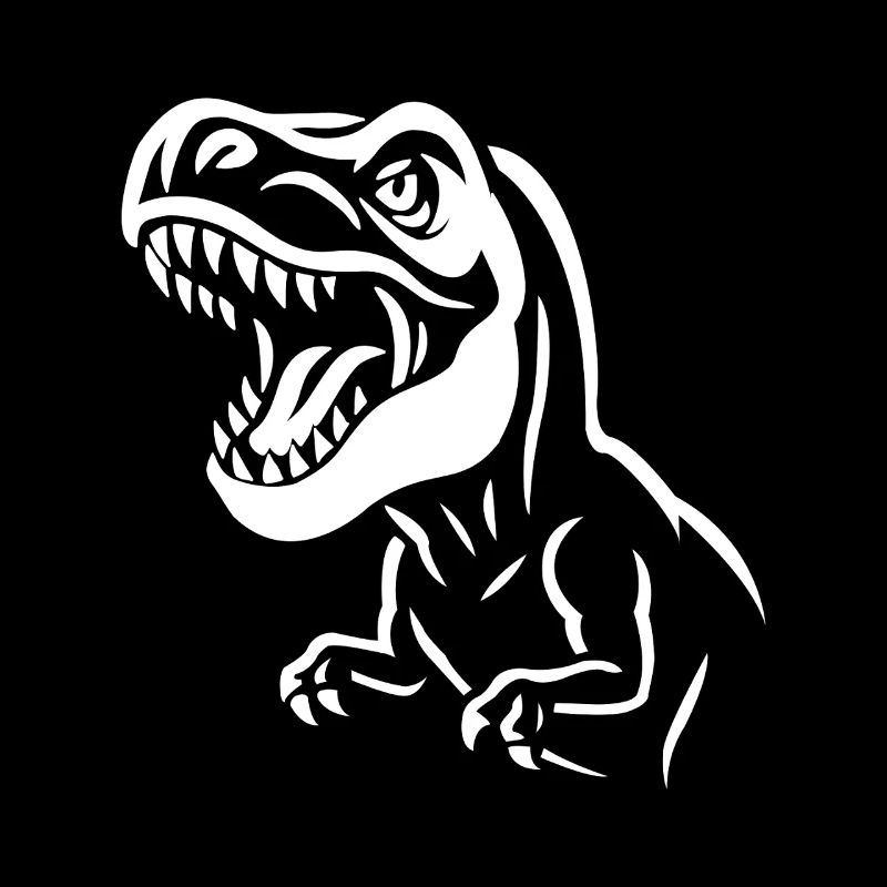 Contrast T-Rex graphic