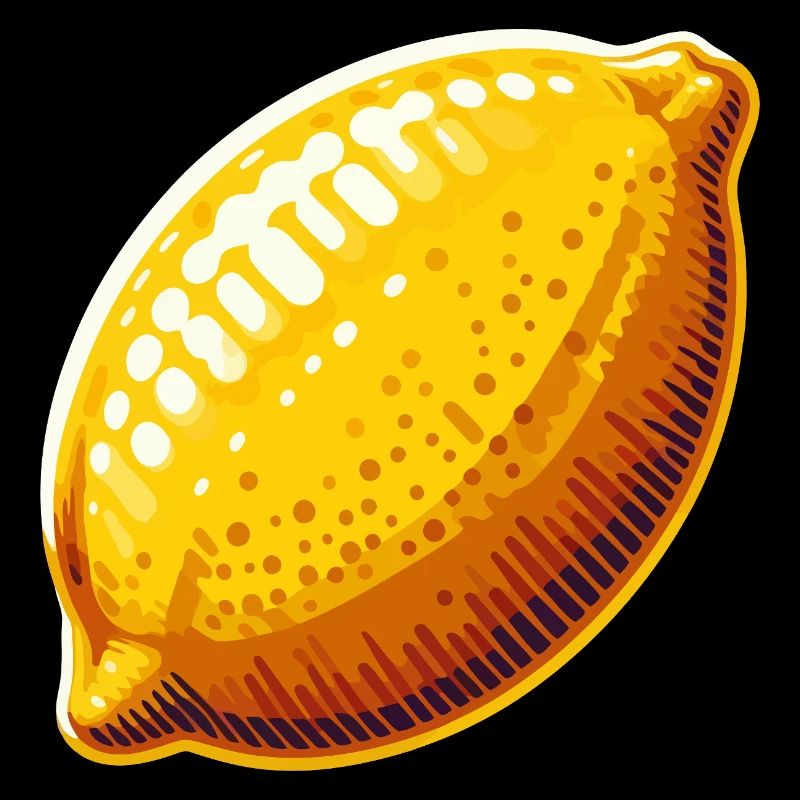 Citron doré minimaliste