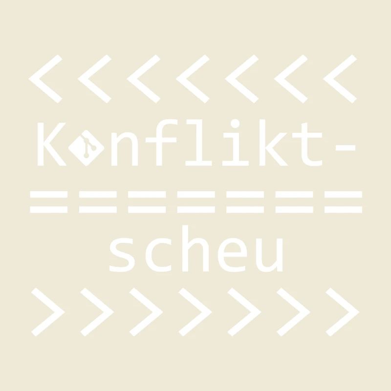 Conflict Aversion Git Nerd Shirt