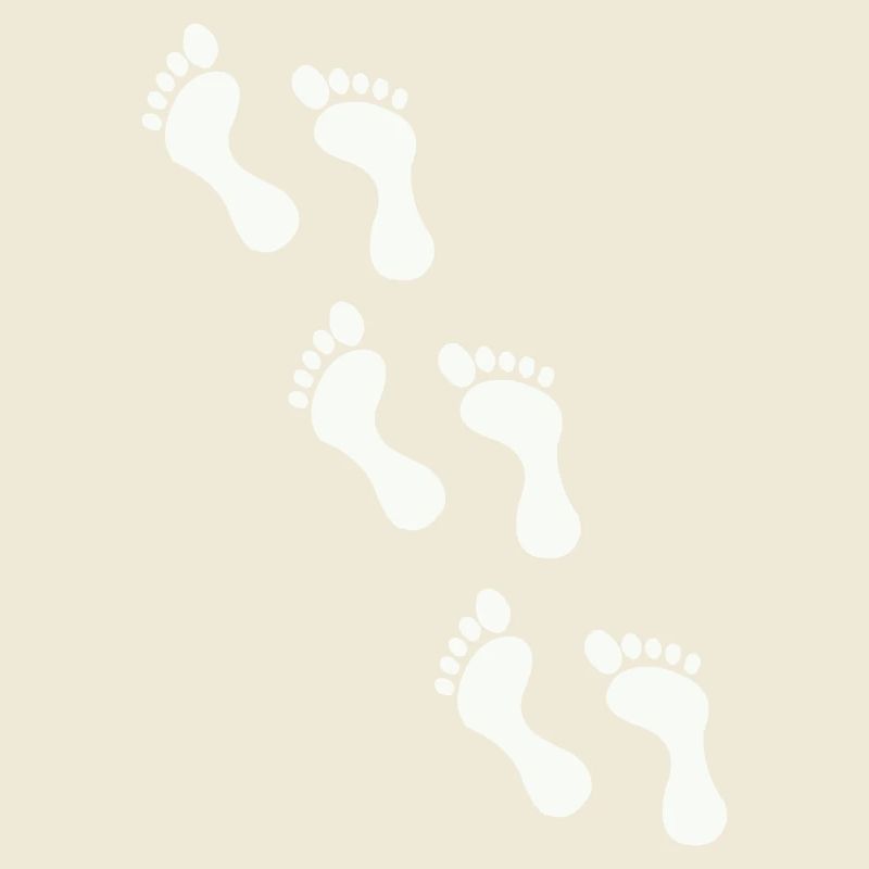 Small footprints on black