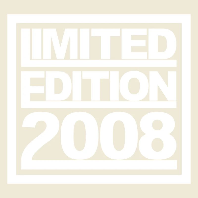 Limitierte Edition 2008 Design Geburtstag