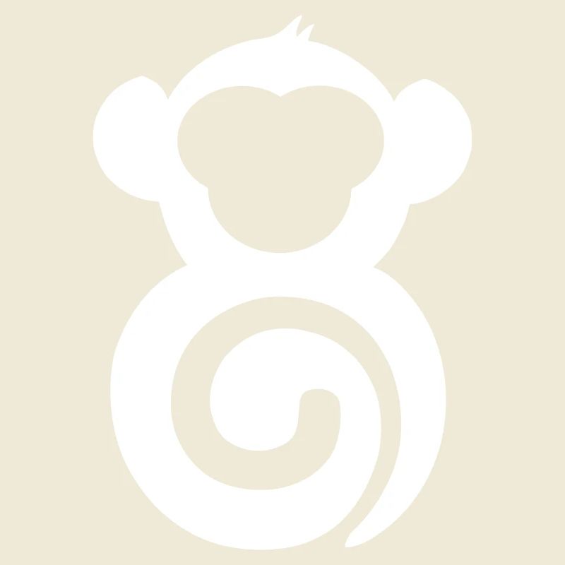 Impression du logo en spirale du singe
