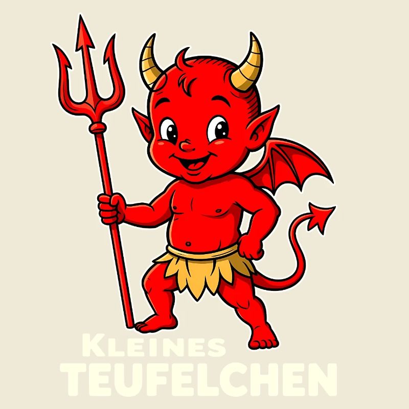 Devil Costume Halloween Little Devil Trident