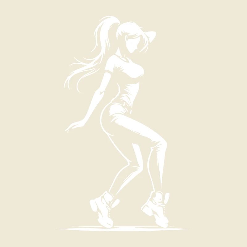Danseuse de danse de rue – Design cool