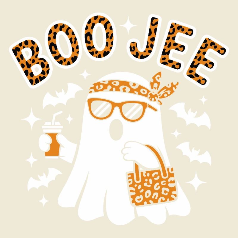 Leopard Ghost Halloween Chic