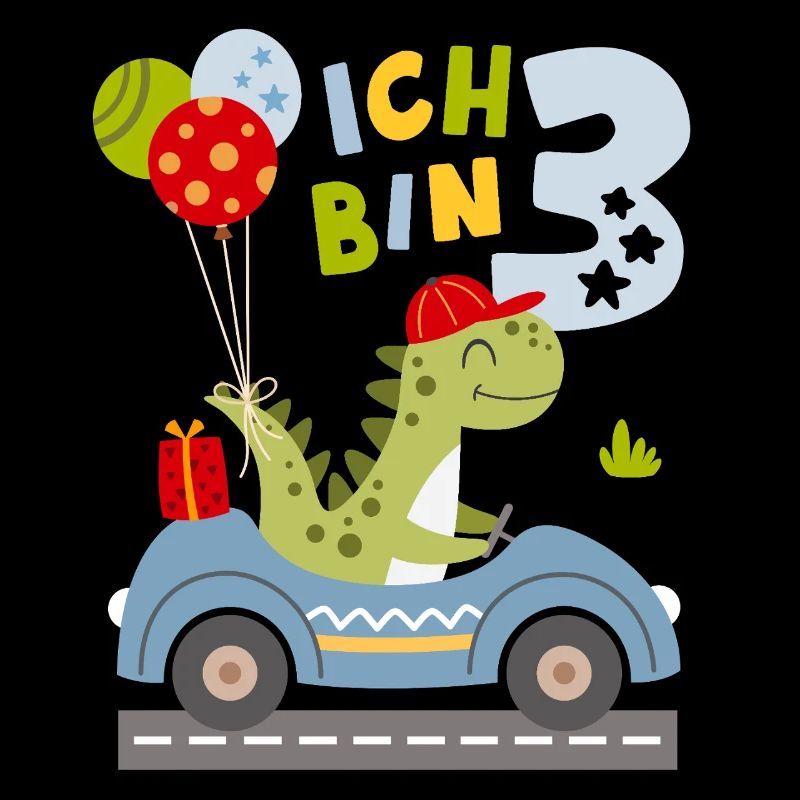 I am 3 Dino Birthday Third Birthday