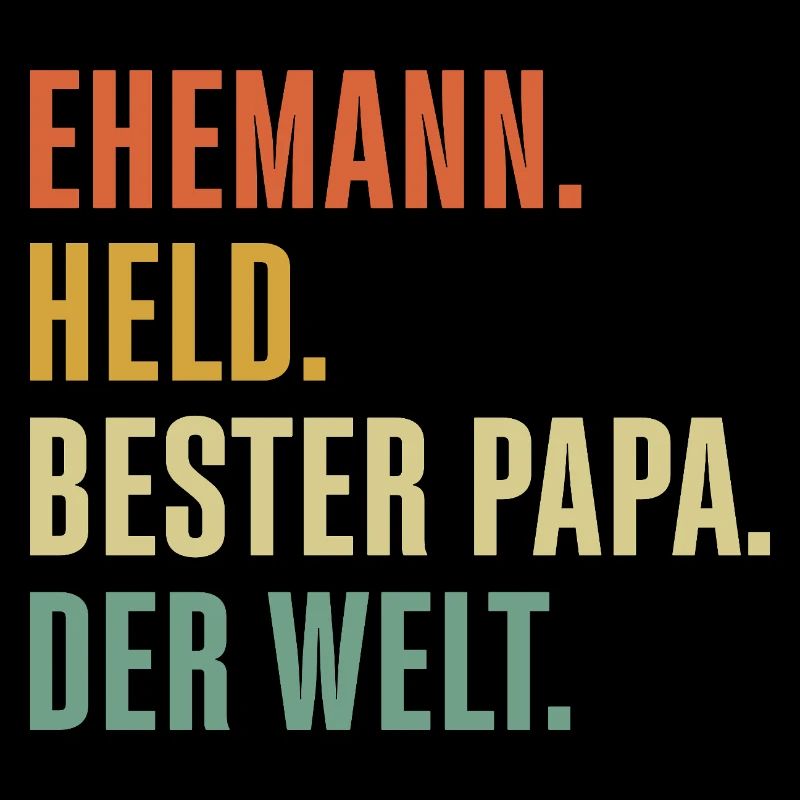 Vatertag Geschenkidee Bester Papa der Welt Ehemann
