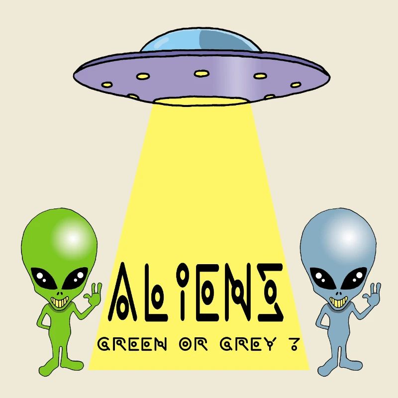 Grün oder grau außerirdisch?