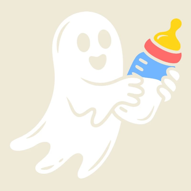 Cuddly Ghost with Flask