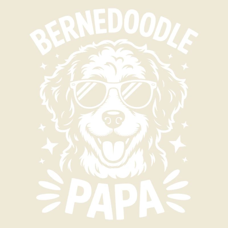 Bernedoodle Spruch Papa Witz Bernedoodle Geschenk