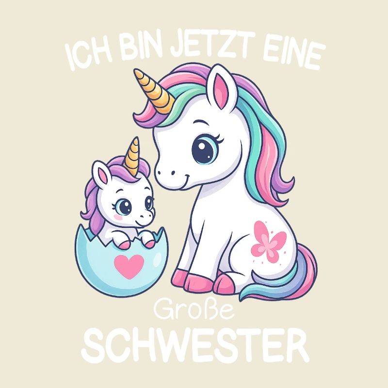Ich bin jetzt eine große Schwester Einhorn