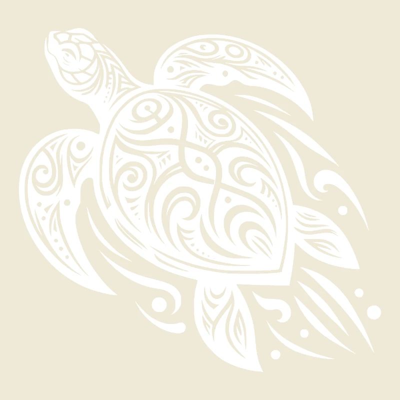 Tradition meets modern turtle tattoo