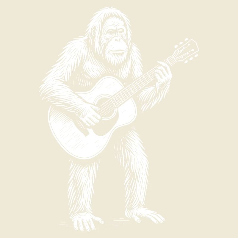 Orangutan Guitar Serenade