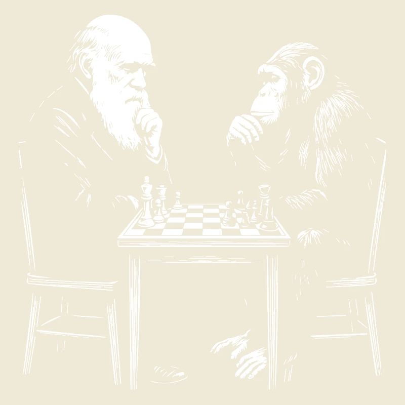 Darwin joue aux échecs avec un singe - Jeu d’évolution