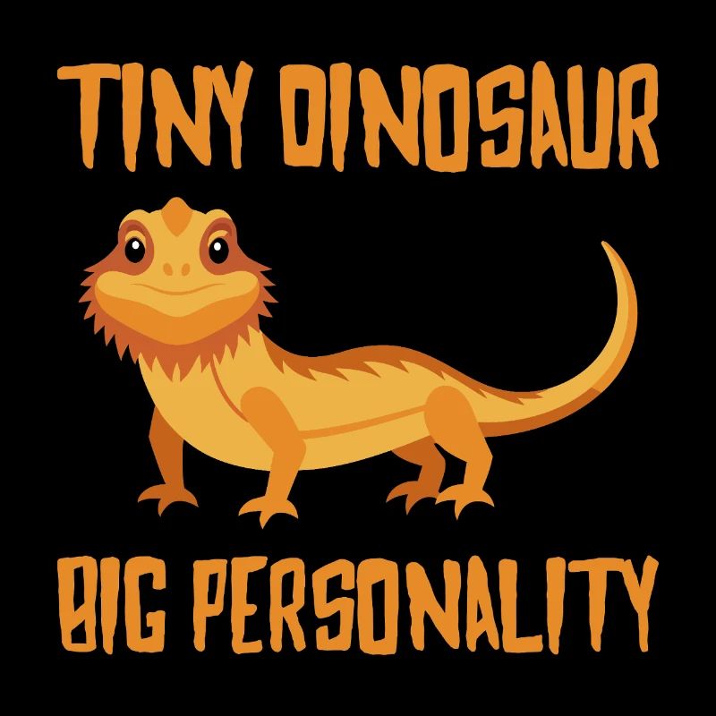 Tiny Dinosaur Big Personality Bartagame Reptil