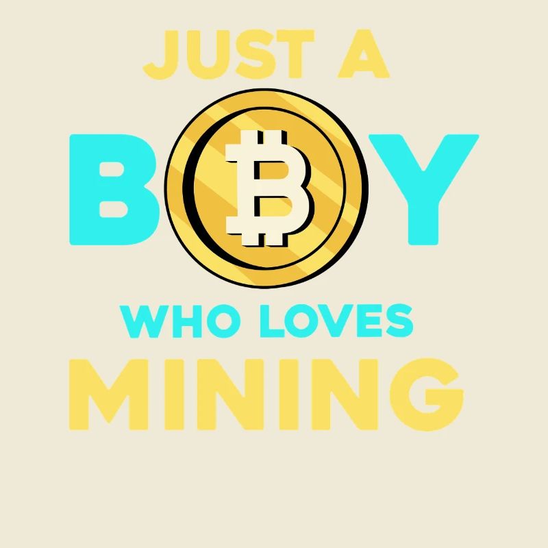 Krypto Mining Junge – Bitcoin Leidenschaft