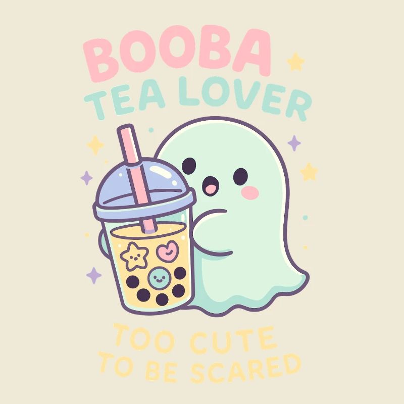 Bubble Tea Ghost, Cute Boba Lover
