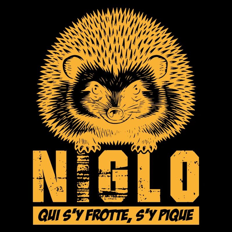 NIGLO - hedgehog, whoever rubs against it gets pricked