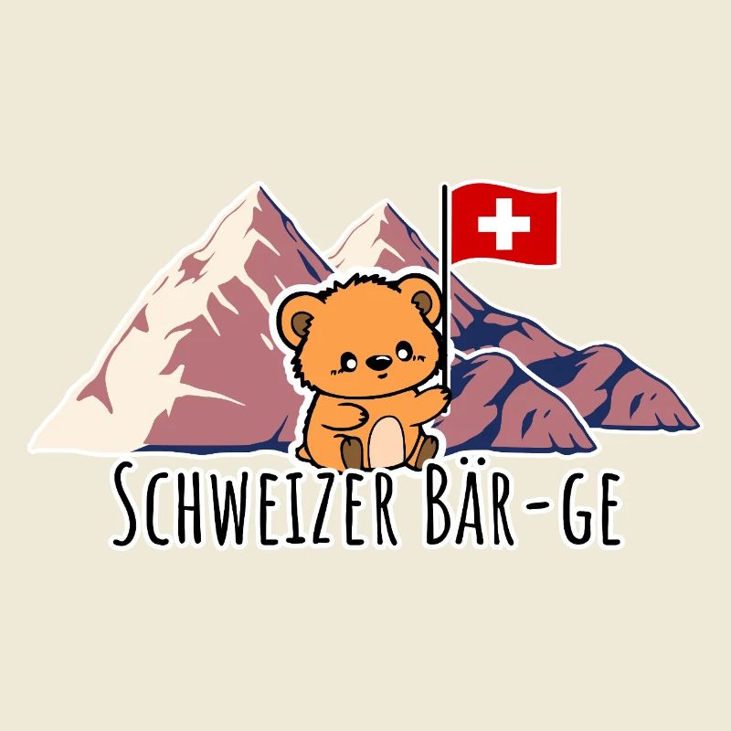 Schweizer Berge äh Bär-ge! putziger Schweizer Bär