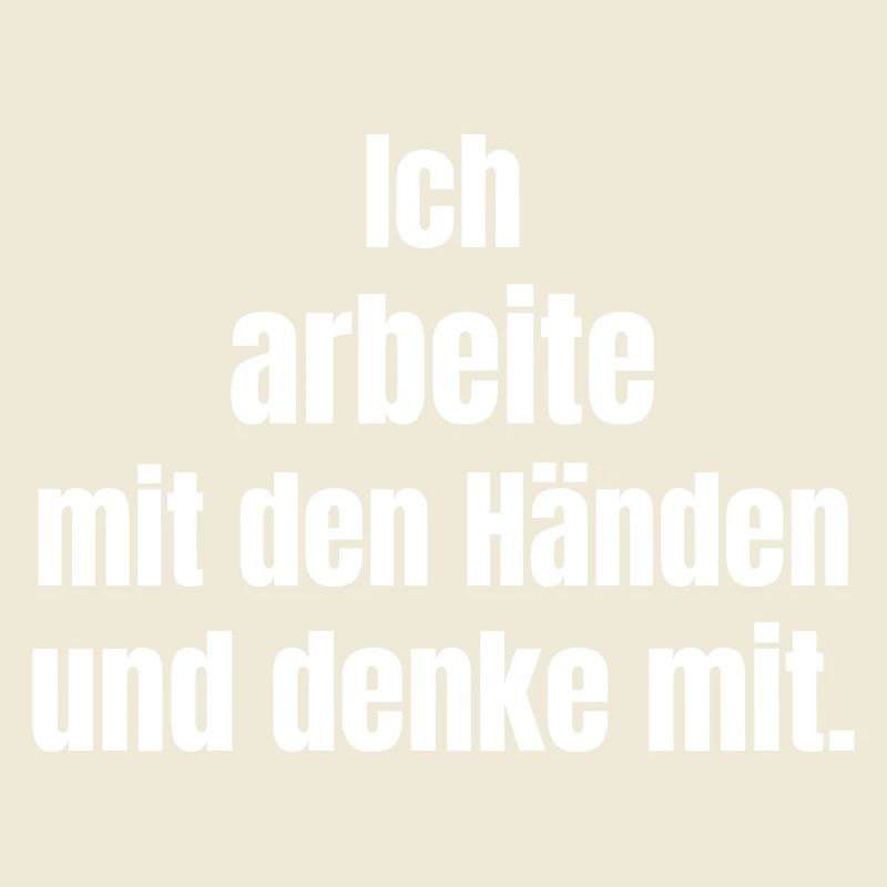 Hands Working Thinking Typography