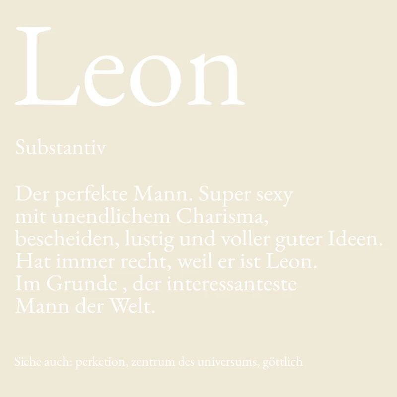 Explication du dictionnaire Leon Prénom Lukas