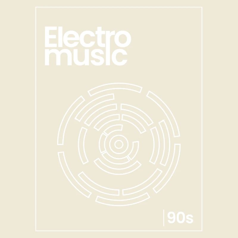 Electro Maze 90er Techno Tee