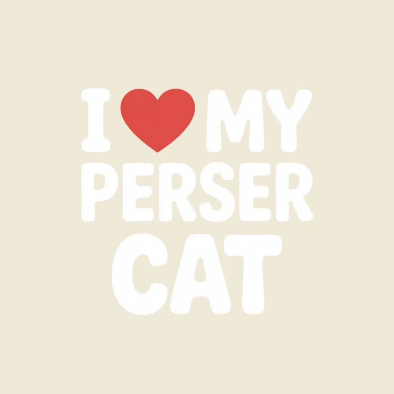 J’adore mon chat persan